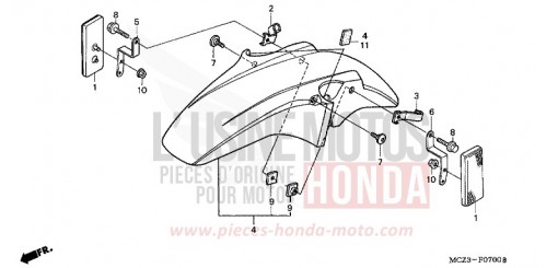 AILE AVANT CB900F7 de 2007